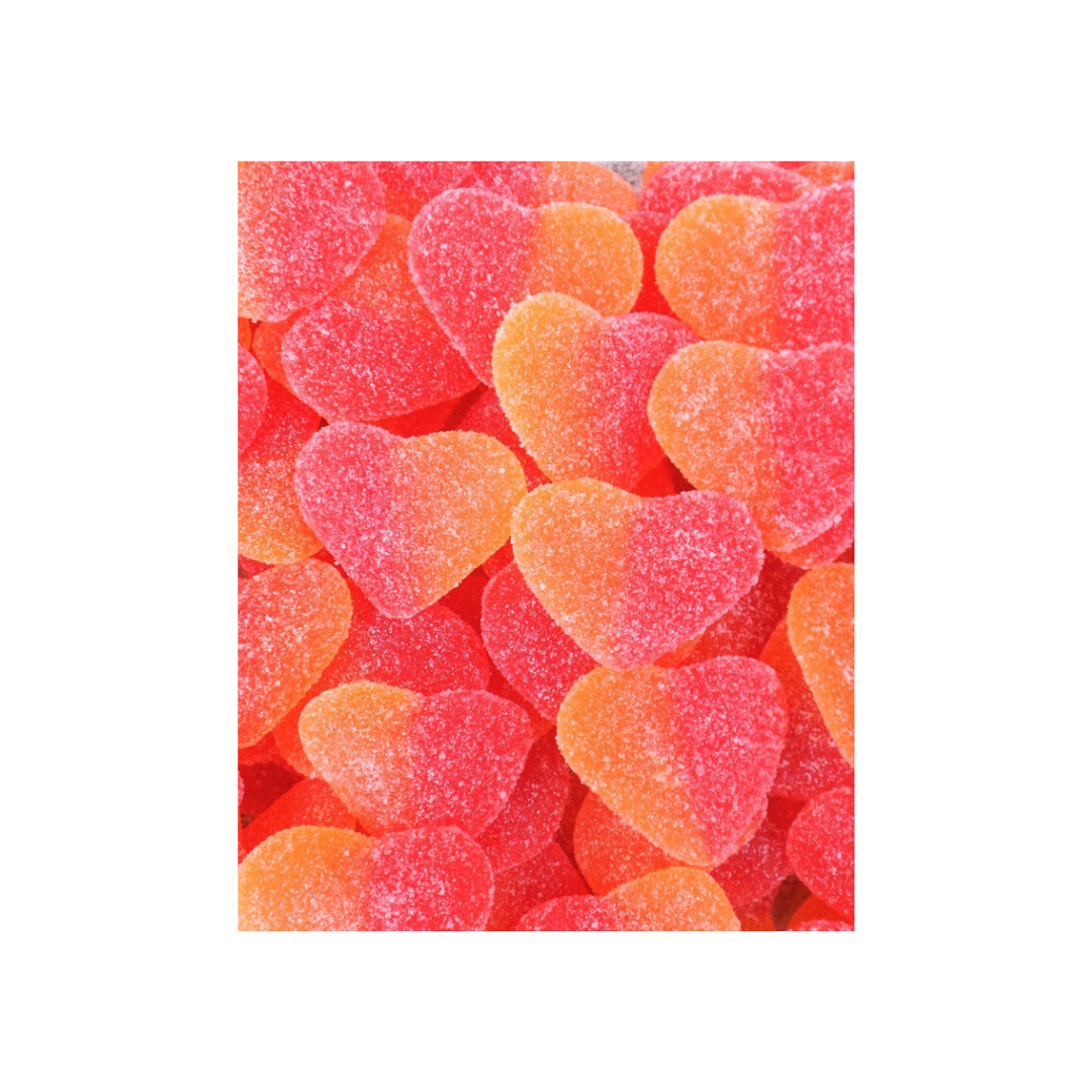 DULCEPLUS SWEET PEACH HEARTS (100G)