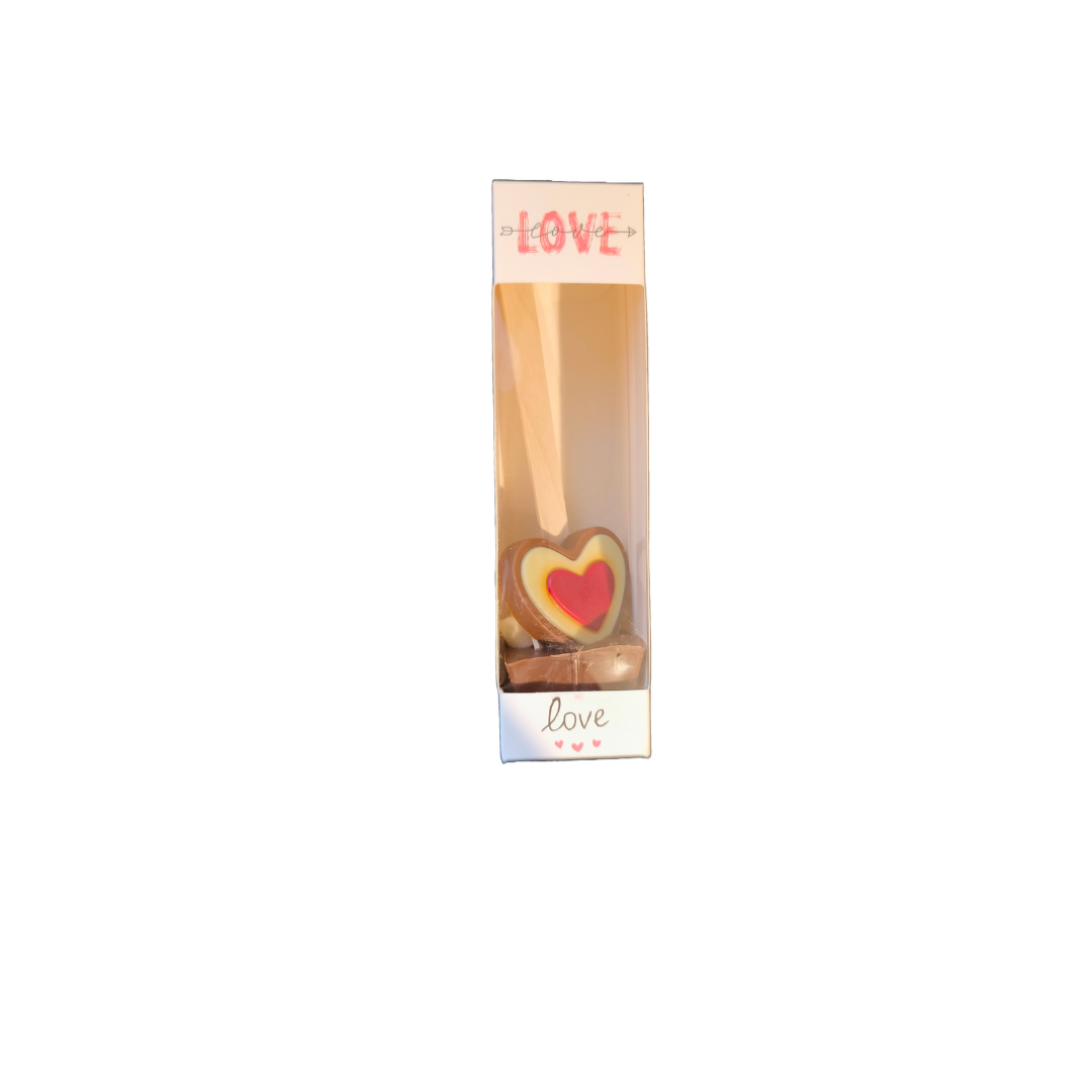 LOVE STICK WITH CHOCOLATE HEART - VALENTINE'S DAY