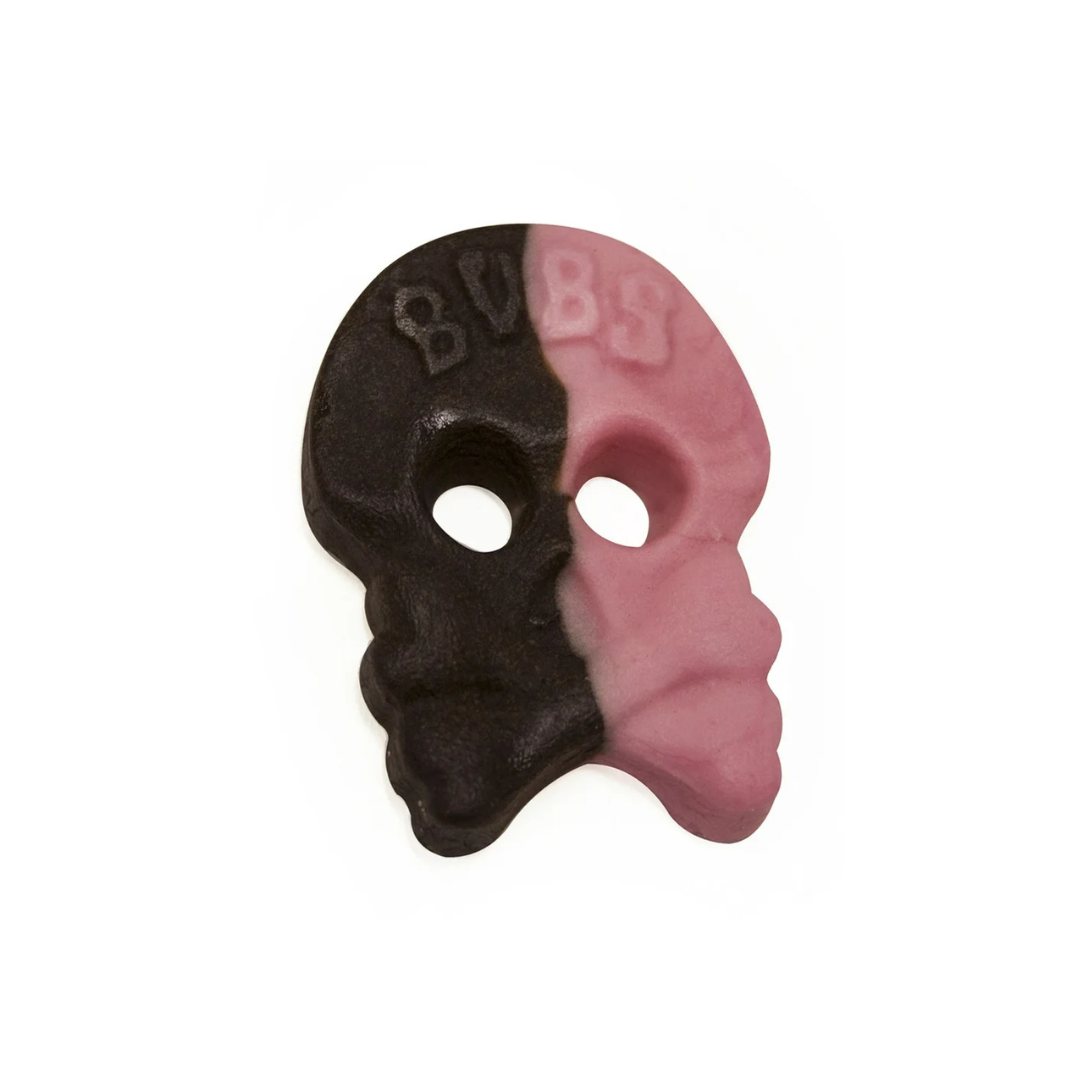 BUBS GODIS SKULL FRAMBOISE & RÉGLISSE (100G)