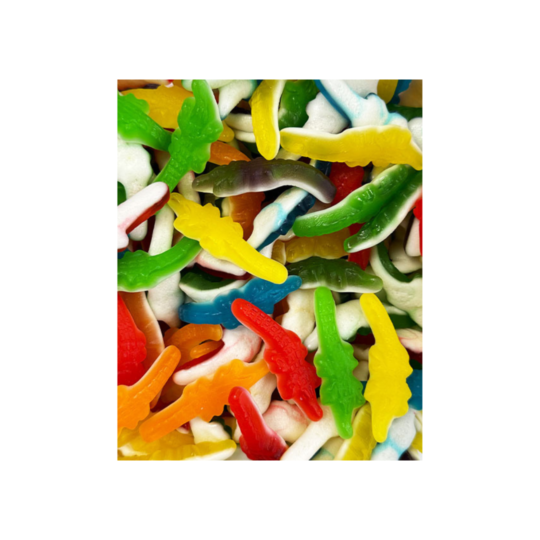 DULCEPLUS CROCODILES COLORÉS (100G)