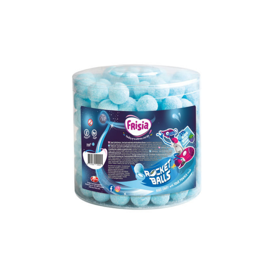 FRISIA ROCKET BALLS MÛRE ACIDULÉS (LOT DE 10)