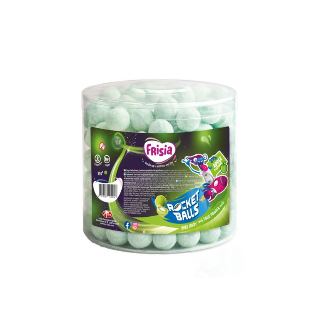 FRISIA ROCKET BALLS SOUR APPLE (PACK OF 10)