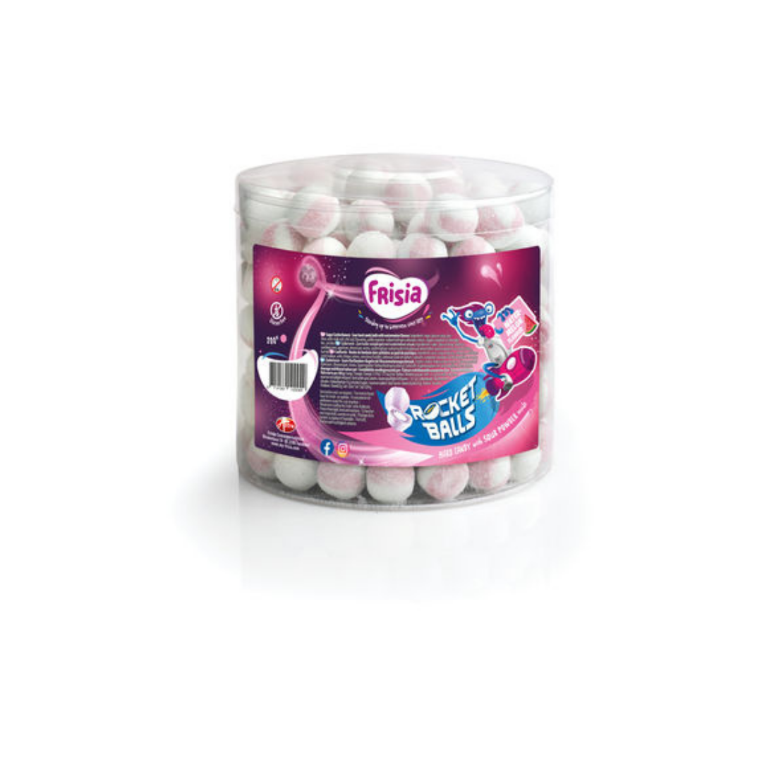 FRISIA ROCKET BALLS PASTÈQUE ACIDULÉS (LOT DE 10)